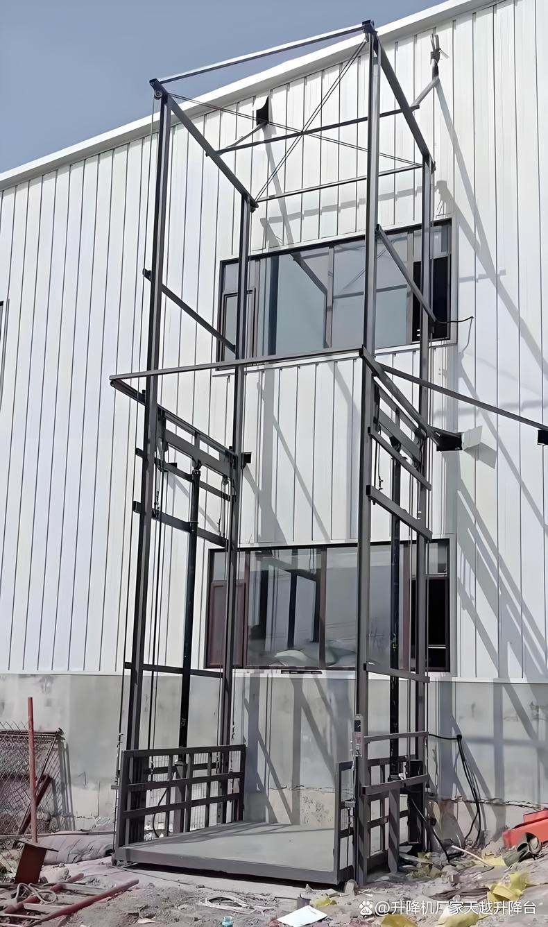 导轨式升降平台